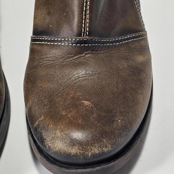 Pikolinos Leather Ankle Boots Dark Brown Side Zip Women's Size US 10.5 EU 41 - Picture 4 of 8